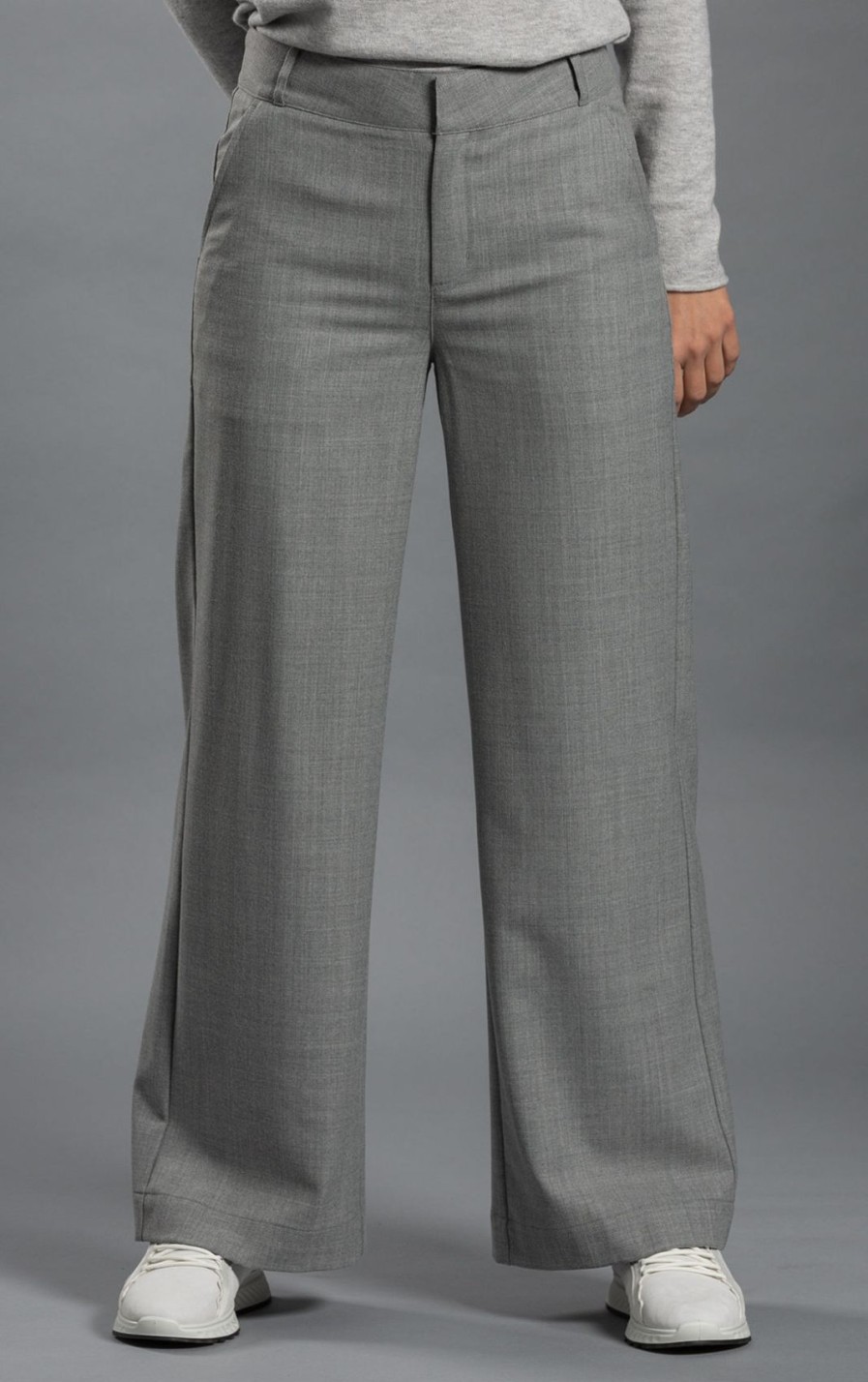 Women'S Alchemy Equipment | Wool Flannel Wide Leg Trouser