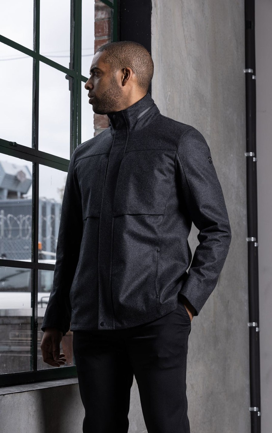 Men'S Alchemy Equipment | Laminated Wool Jacket