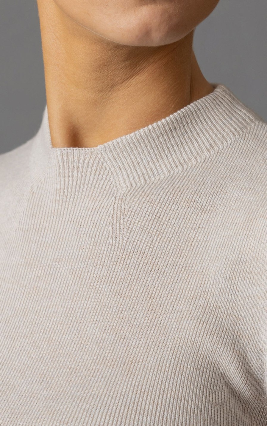 Women'S Alchemy Equipment | 12Gg Mock Neck Rib Knit