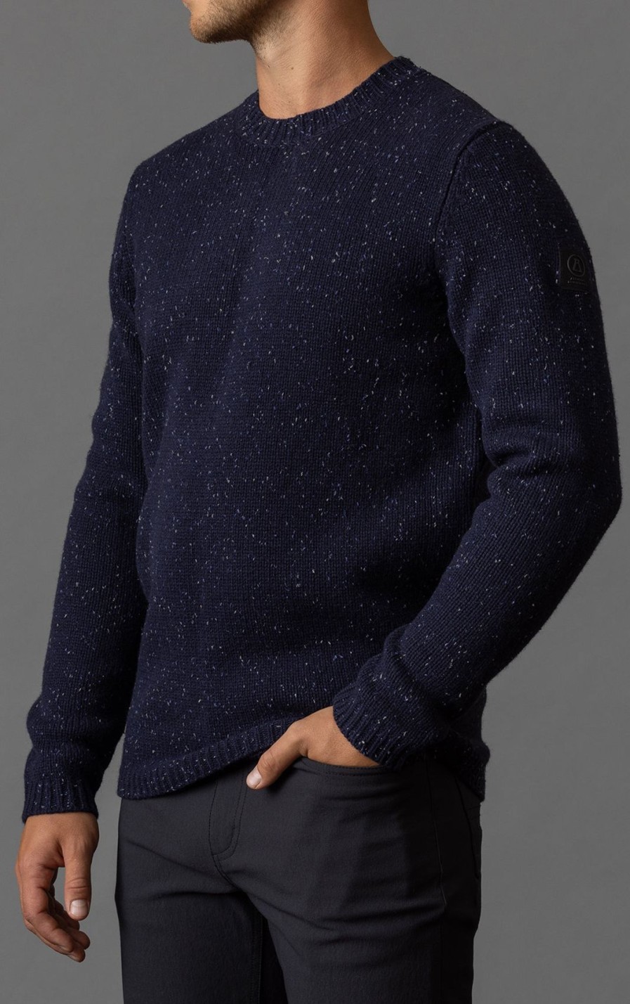 Men'S Alchemy Equipment | 3Gg Lambswool Tweed Crew