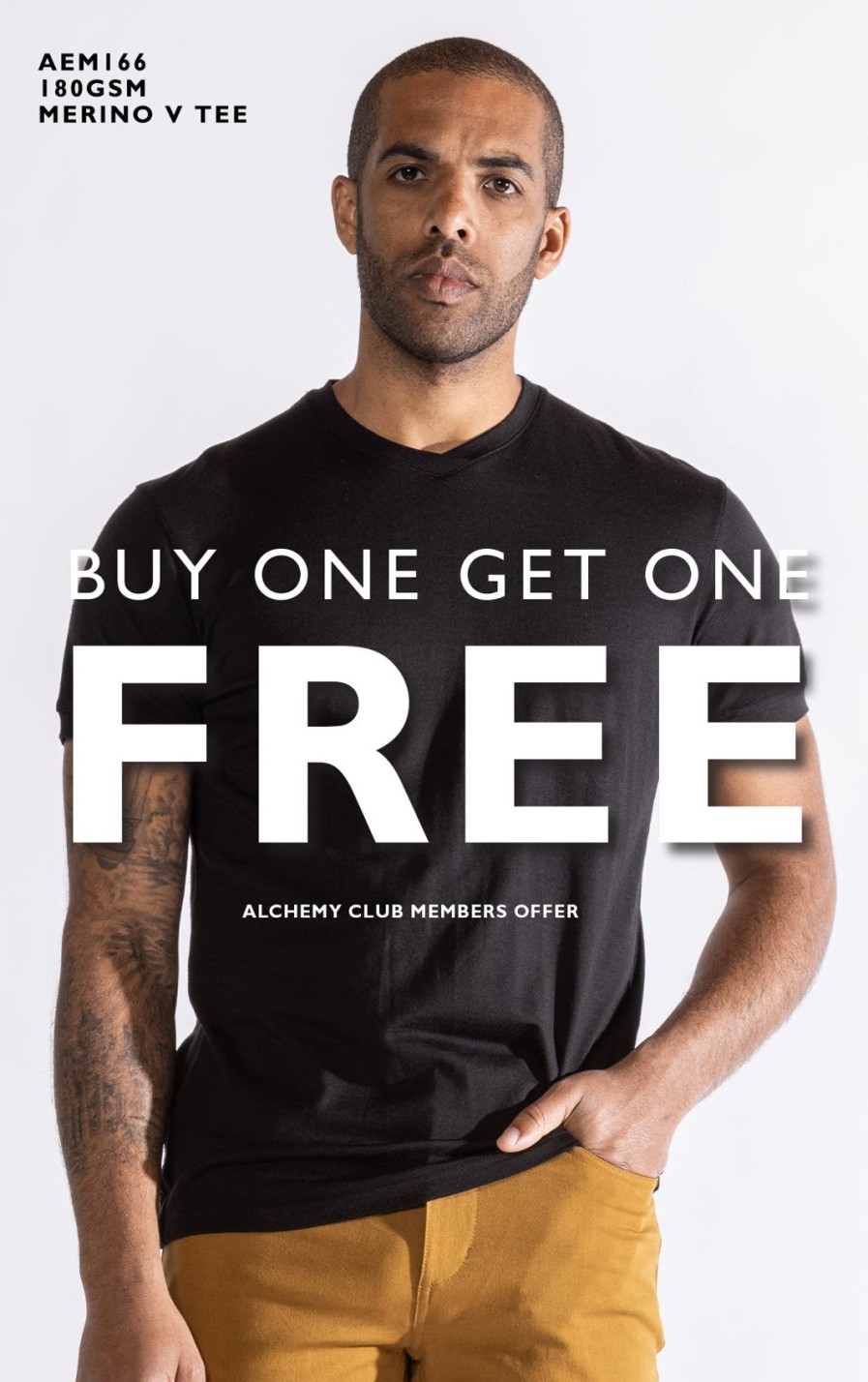 Men'S Alchemy Equipment | 180Gsm Merino V Tee