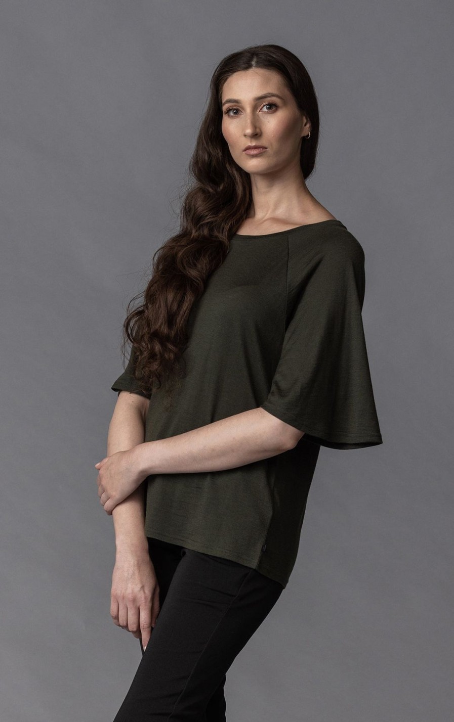 Women'S Alchemy Equipment | 180G Merino Flutter Sleeve Tee