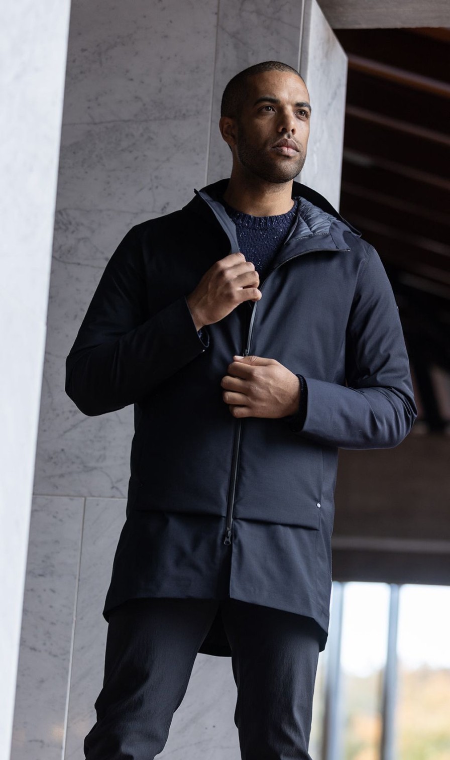 Men'S Alchemy Equipment | Performance Wool Down Coat Dark Navy