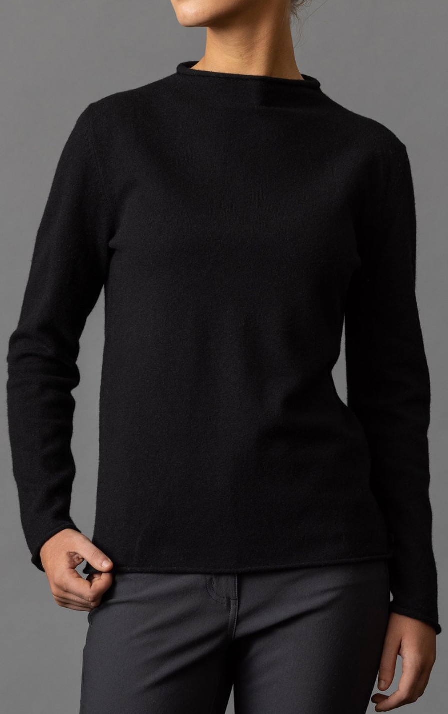 Women'S Alchemy Equipment | 12Gg Brushed Merino Funnel Neck Pullover