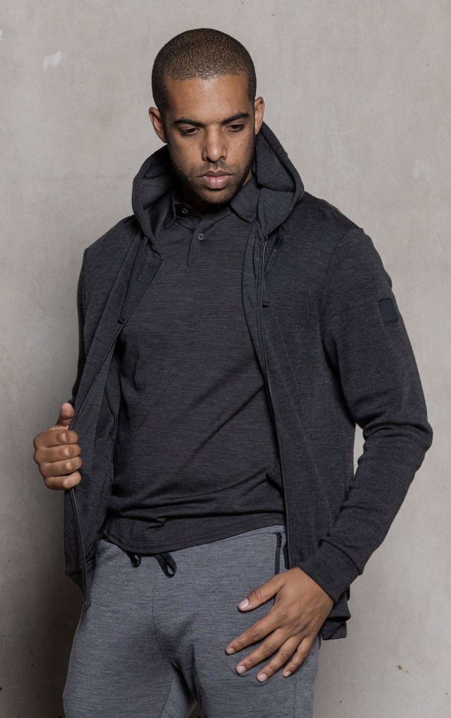 Men'S Alchemy Equipment | 320Gsm Merino Zipped Hoody