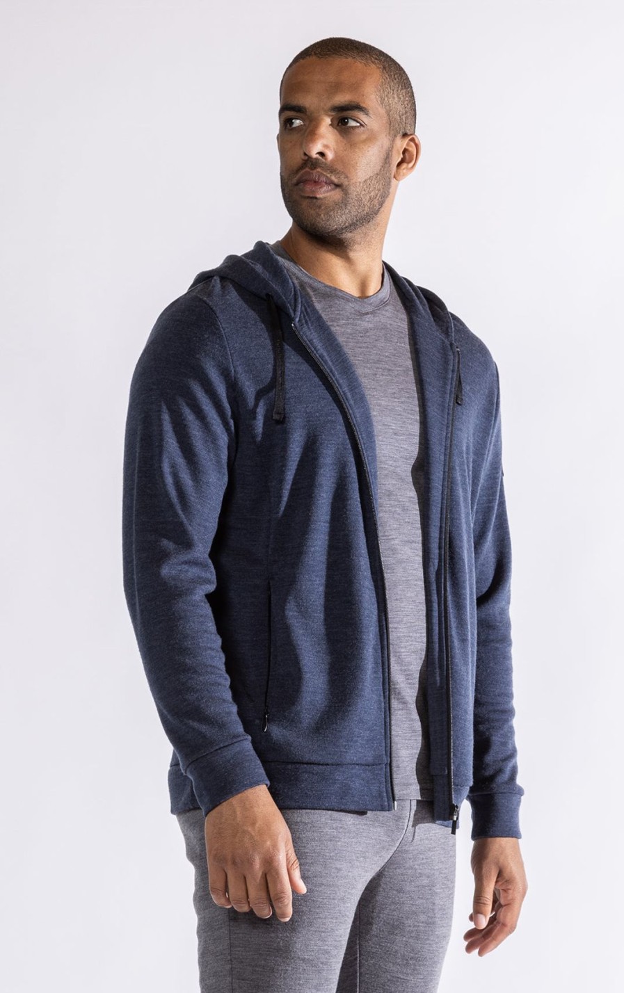 Men'S Alchemy Equipment | 320Gsm Merino Zipped Hoody