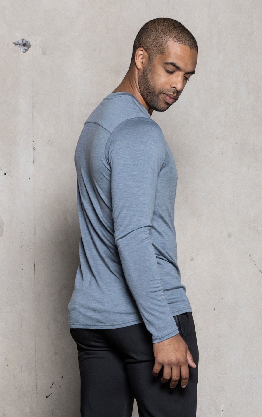 Men'S Alchemy Equipment | 180Gsm Single Jersey Merino Ls Crew